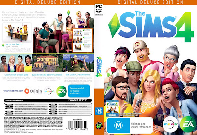 The sims 4 Digital Deluxe Edition-  Cover Box