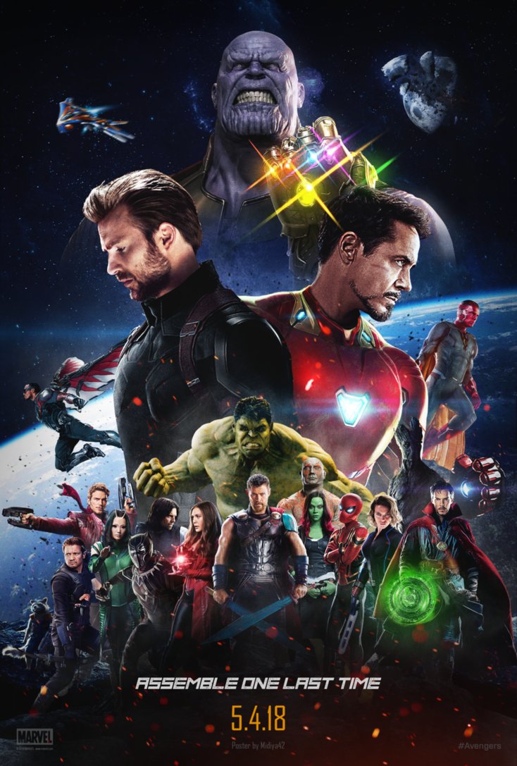 CINE Y ENTRETENIMIENTO NUEVA IMAGEN PROMOCIONAL DE AVENGERS INFINITY WAR