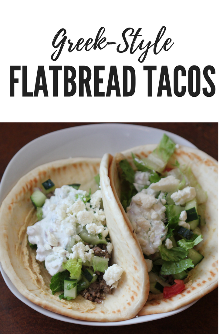 GreekStyle Flatbread Tacos Recipe A Little Desert Apartment