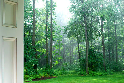 Rain Shower out the front door