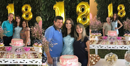 Modelo se emociona ao completar 18 anos e não esconde tamanha felicidade ao lado de amigos e famili