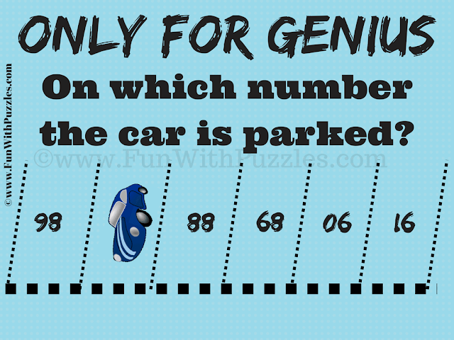 Find the Car Number: 98 | Car | 88 | 68 | 06 | 16. Can you solve this Mensa-Level Parking Logic Challenge?