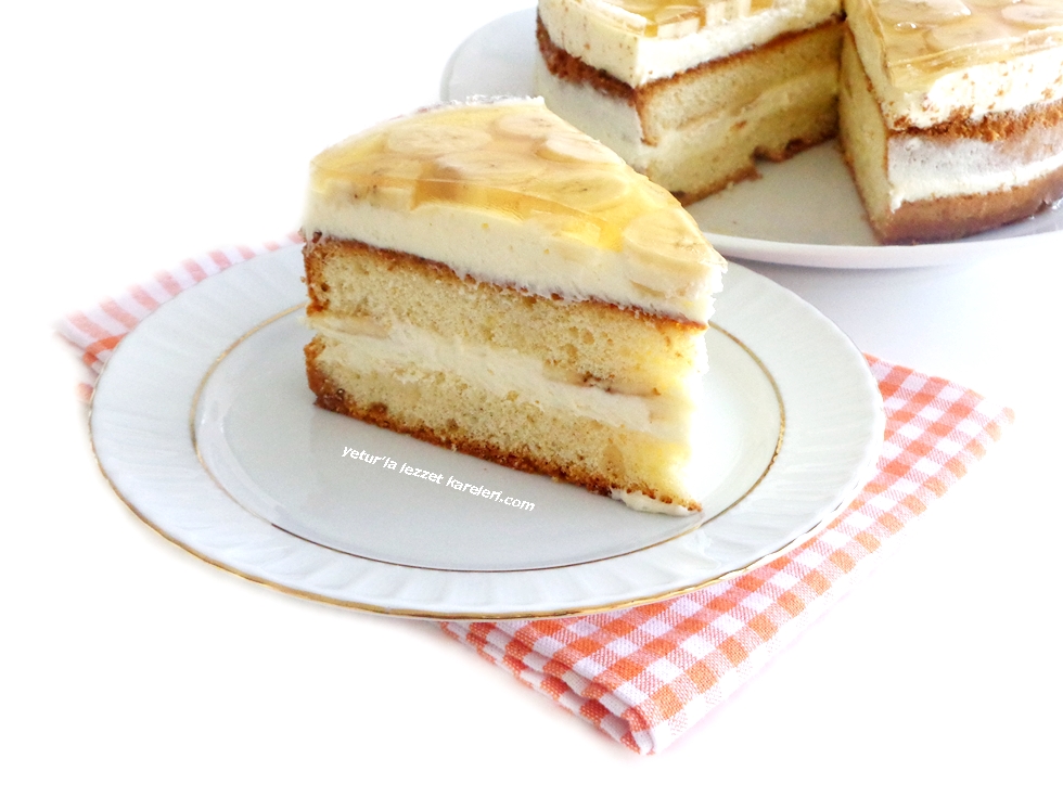 yetur�la lezzet jöleli muzlu pasta