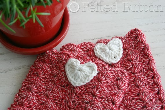 Felted Button - Colorful Crochet Patterns: I Heart Boot Cuffs Free ...