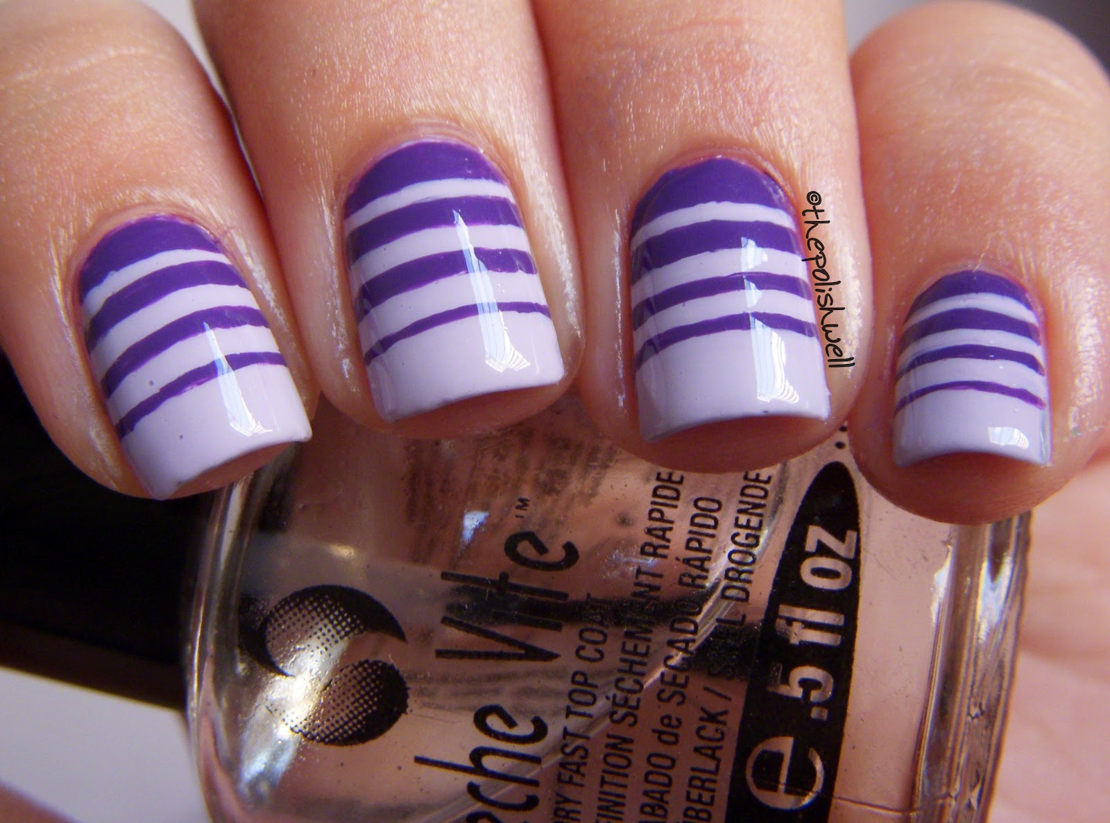 nail design idea stripes