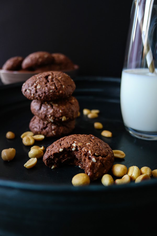 sia´s soulfood foodblog: Chocolate Peanut Cookies