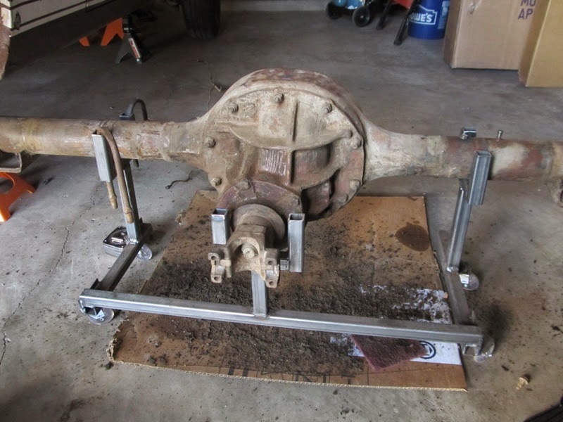 Rear Axle cleaning, painting, and reassembly