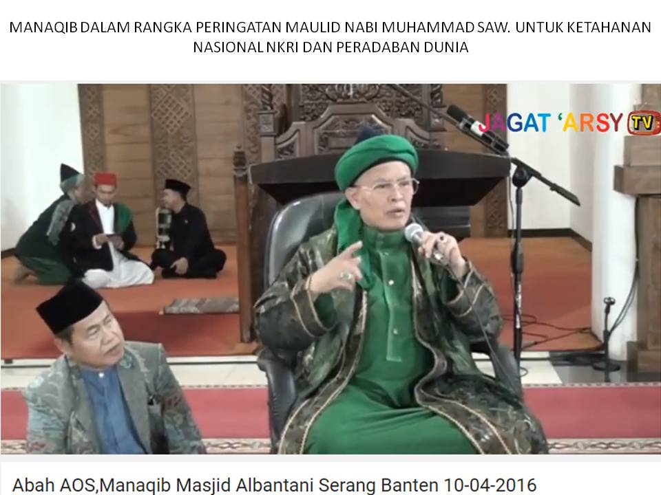 ABAH AOS DI MASJID AGUNG AL BANTANI BANTEN UNTAIAN
