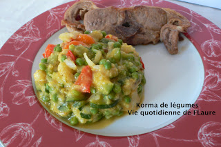 Vie quotidienne de FLaure: Korma de légumes 