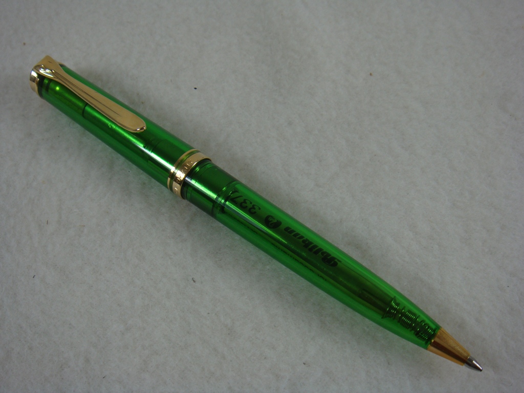 Fountain Pen Collector's Corner Pelikan K800 Green Demonstrator Ballpoint Pen Limited Edition