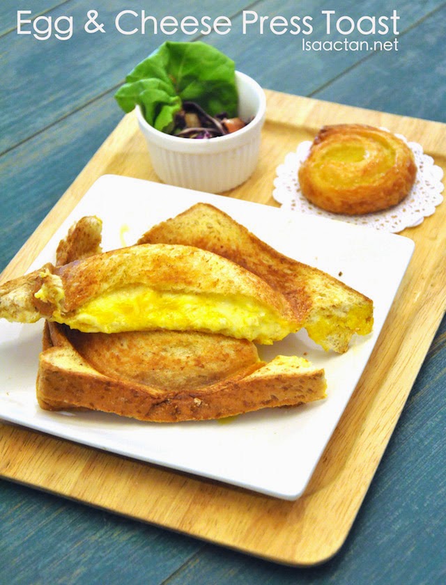 Egg & Cheese Press Toast - RM7