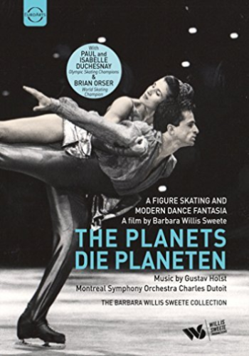 Poster for "The Planets – A Figure Skating and Modern Dance Fantasia" starring World Ice Dancing Champions Isabelle and Paul Duchesnay