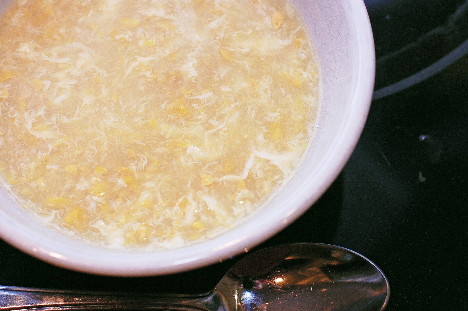 In Michelle's Kitchen Easy Chinese Cream Corn Egg Drop Soup
