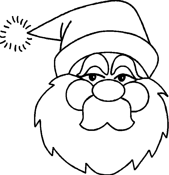 7 Easy Christmas Coloring Pages For Toddlers