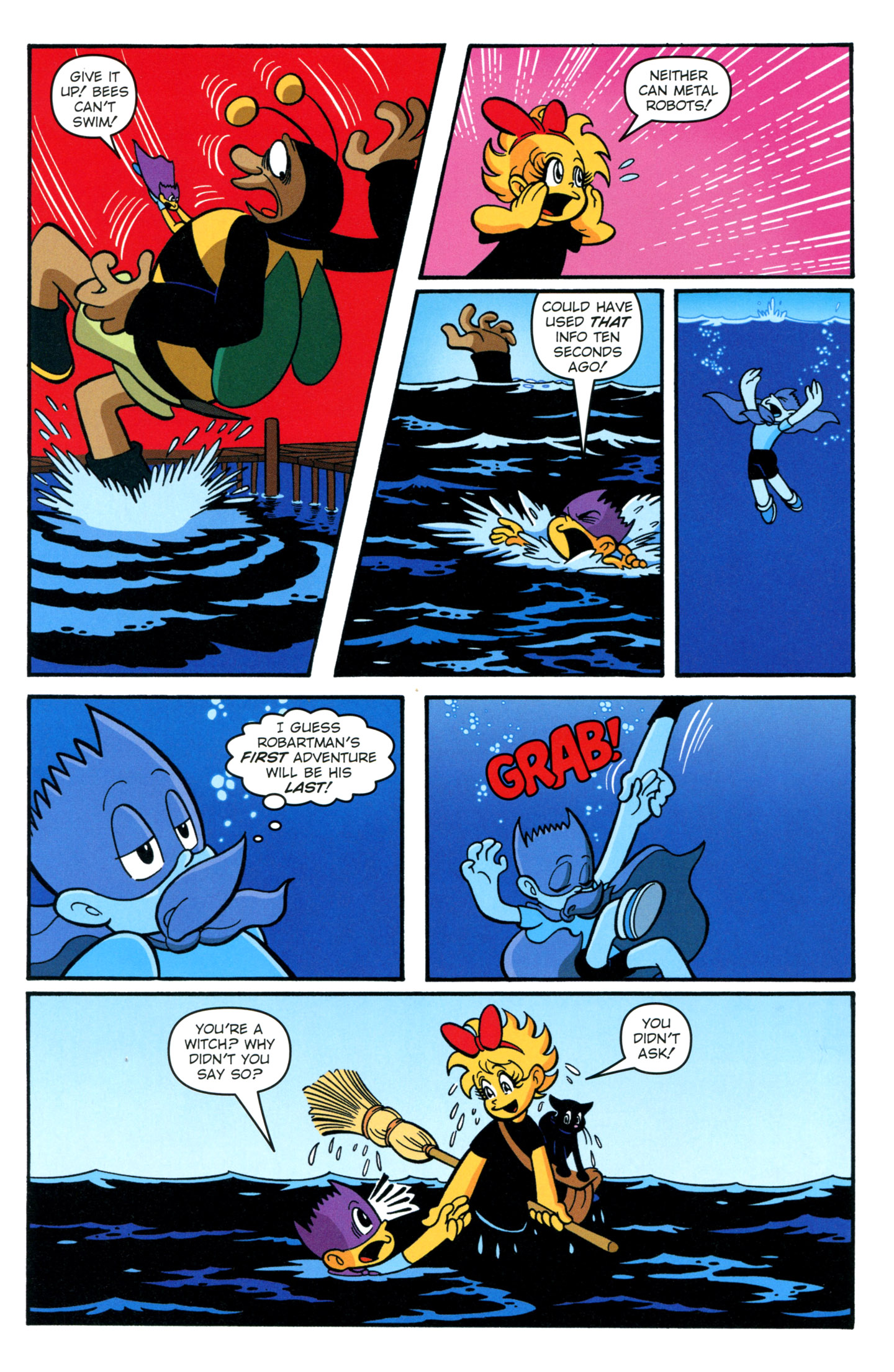 Read online Bongo Comics Presents Simpsons Super Spectacular comic -  Issue #16 - 16