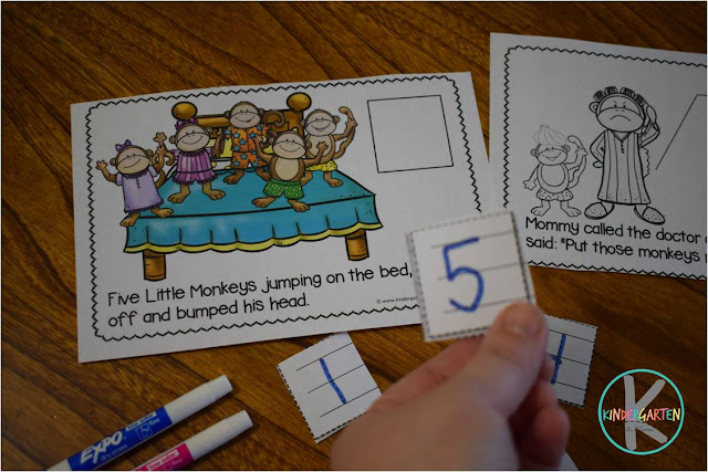 FREE 5 Little Monkey Count and Read Book in color or black and white FREE 5 Little Monkey Count and Read Book in color or black and white