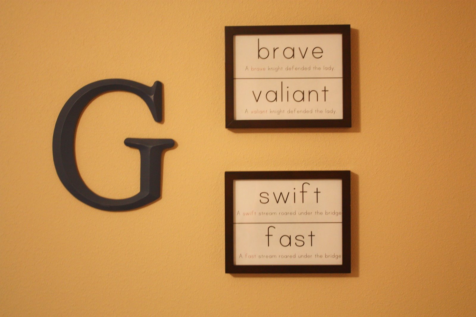 517 creations RH Knock Off Vintage Synonym Flashcard Art