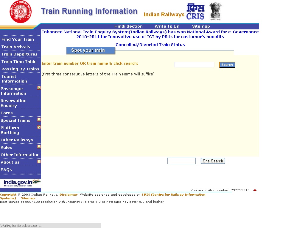 Latest Technology Info How To Find The Train Current Running Status