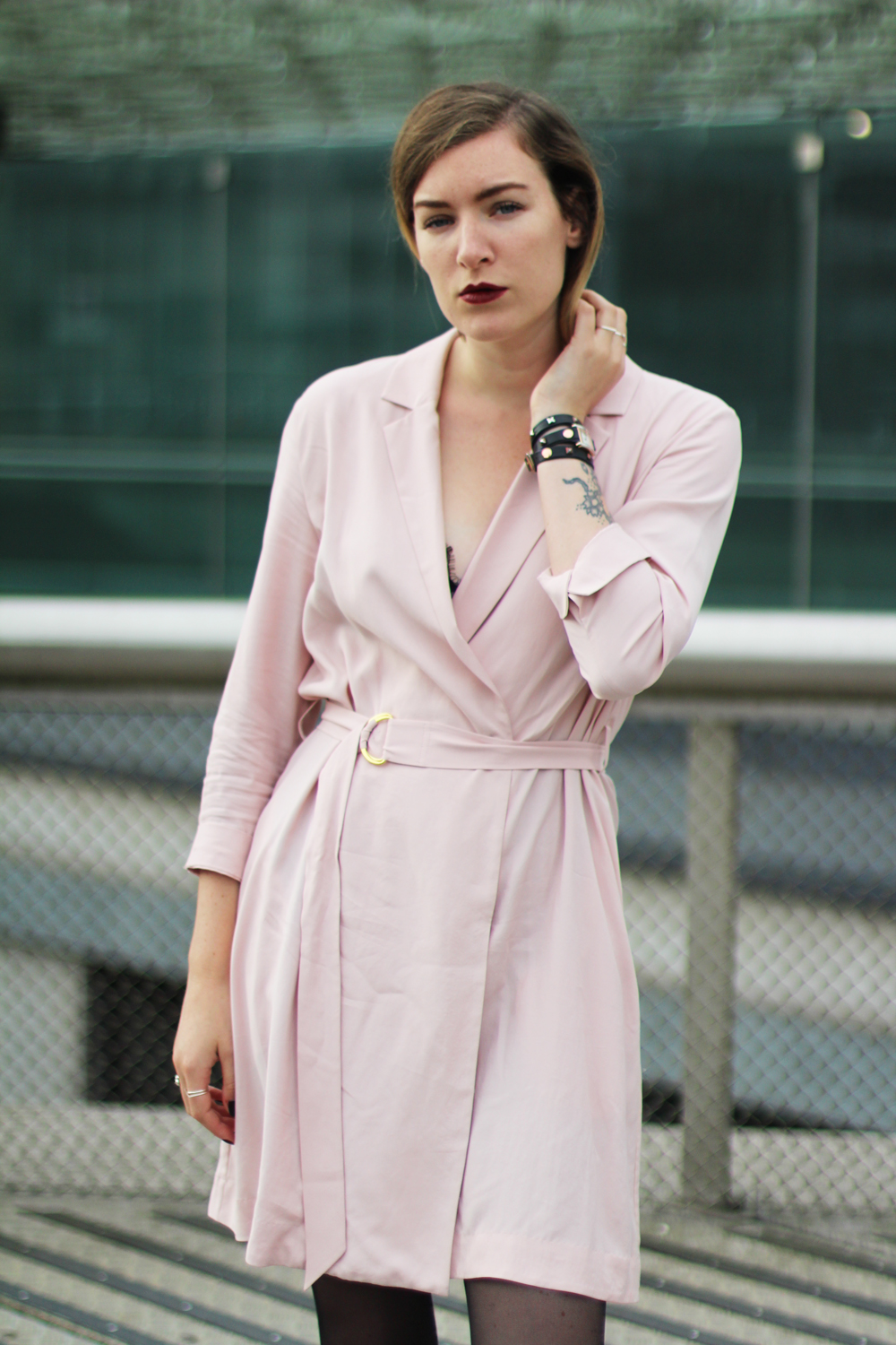 robe blanche papillon