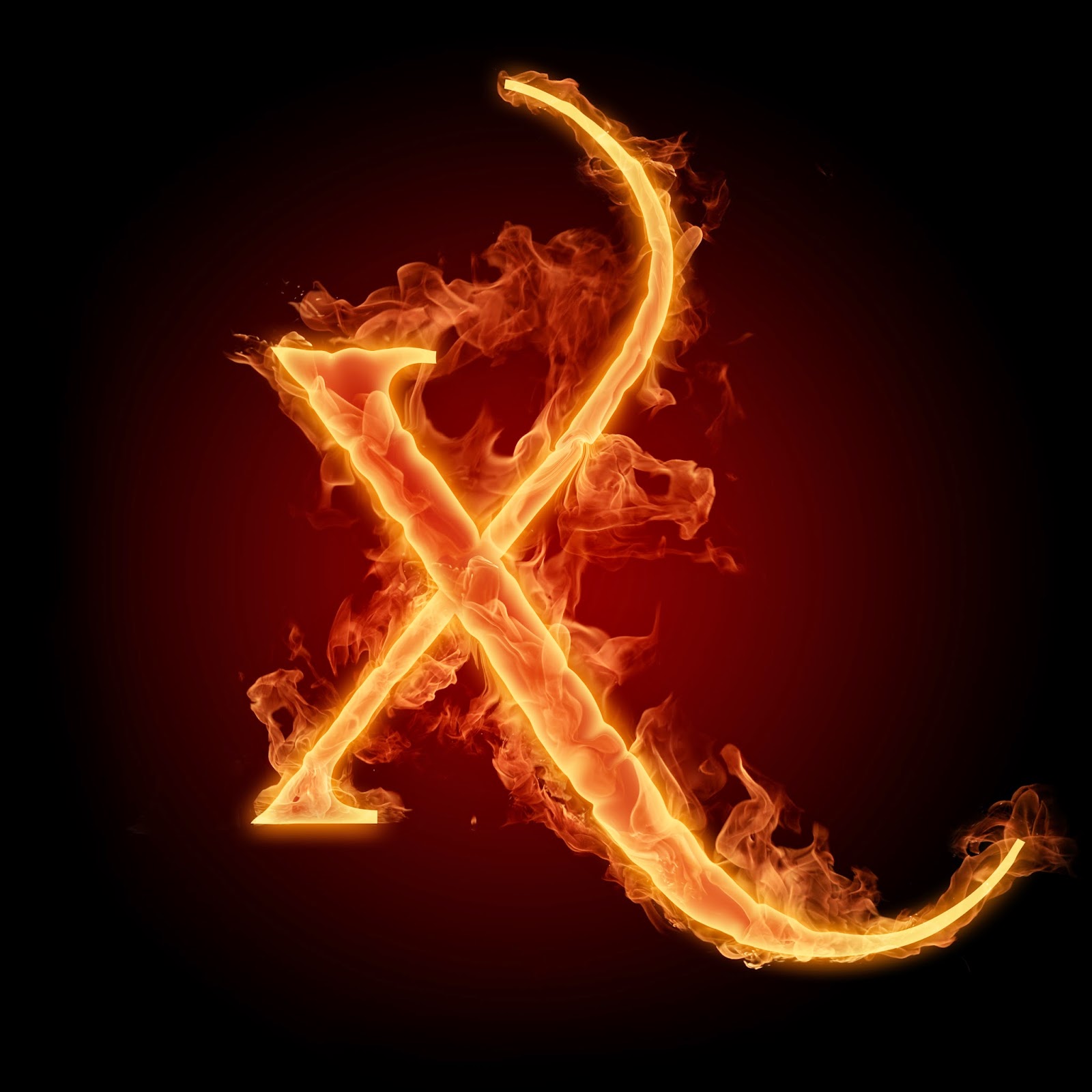 Free Burning Fire Letter Alphabet Naviwall