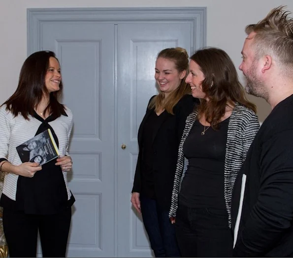 Princess Sofia of Sweden held a meeting with Marten Schultz, law professor of Stockholm University and Angla Eklund, Law Institute CEO at the Royal Palace. 