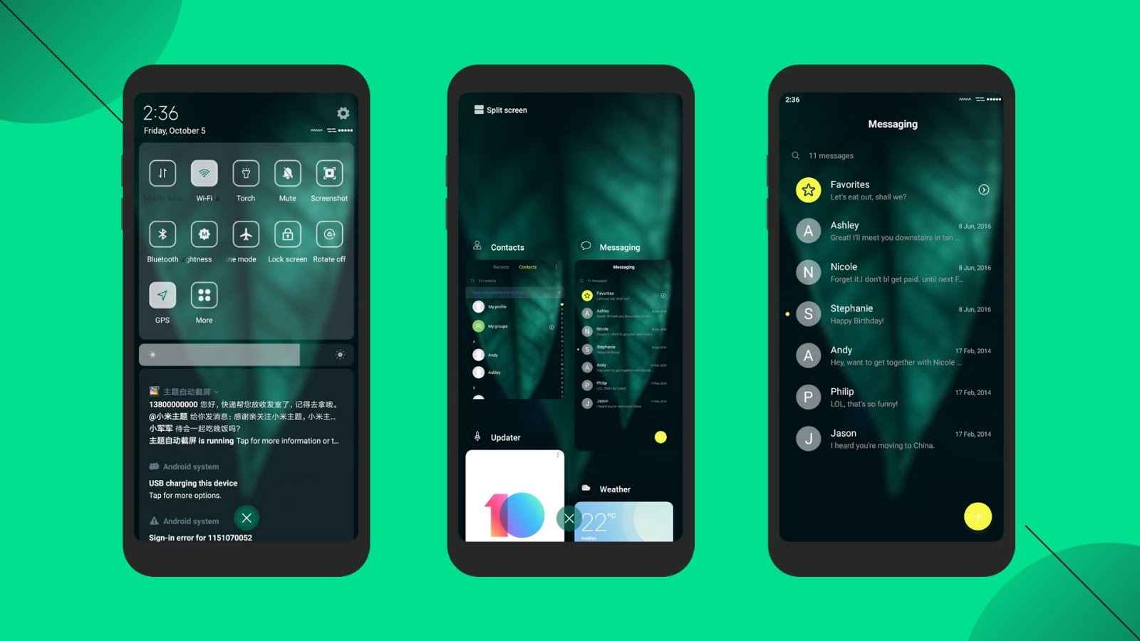 Greenest theme for MIUI Xiaomi devices