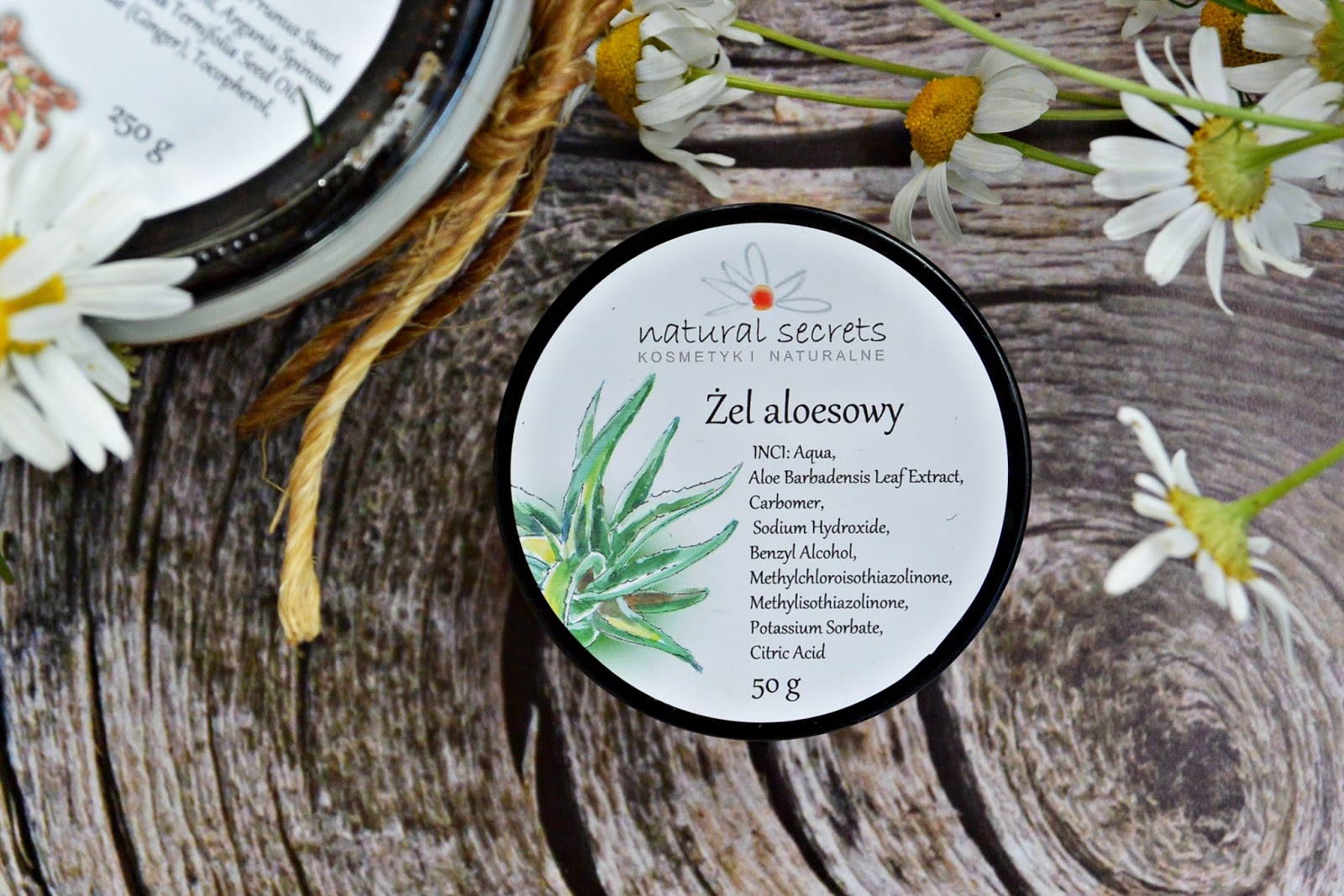 Sekrety naturalnej pielęgnacji | Natural Secrets żel aloesowy