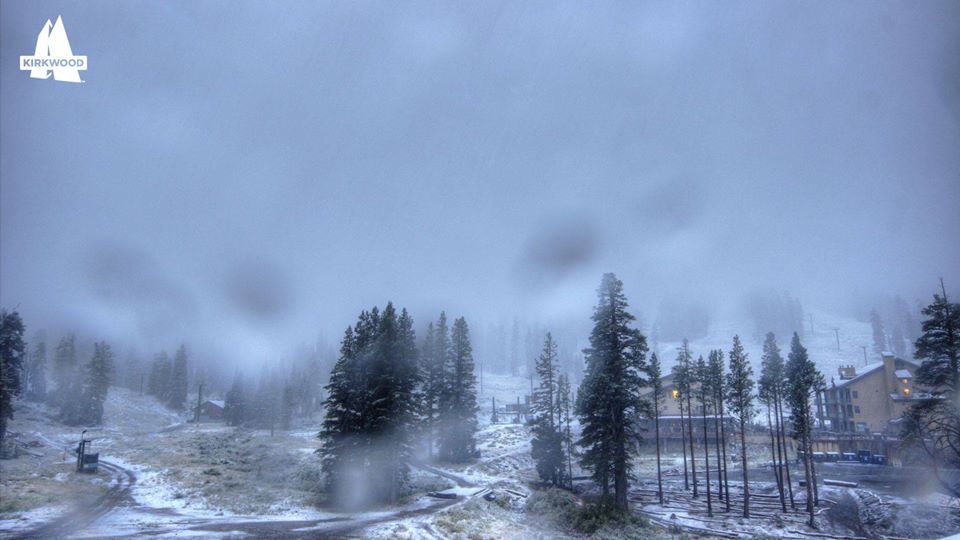 daily timewaster Snowing in Kirkwood, on Highway 88, this morning.