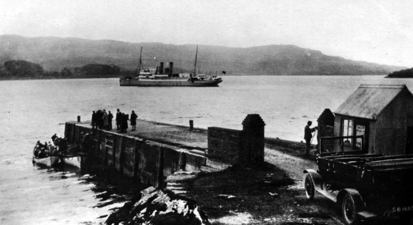 Tour Scotland Old Photograph Loch Melfort Scotland