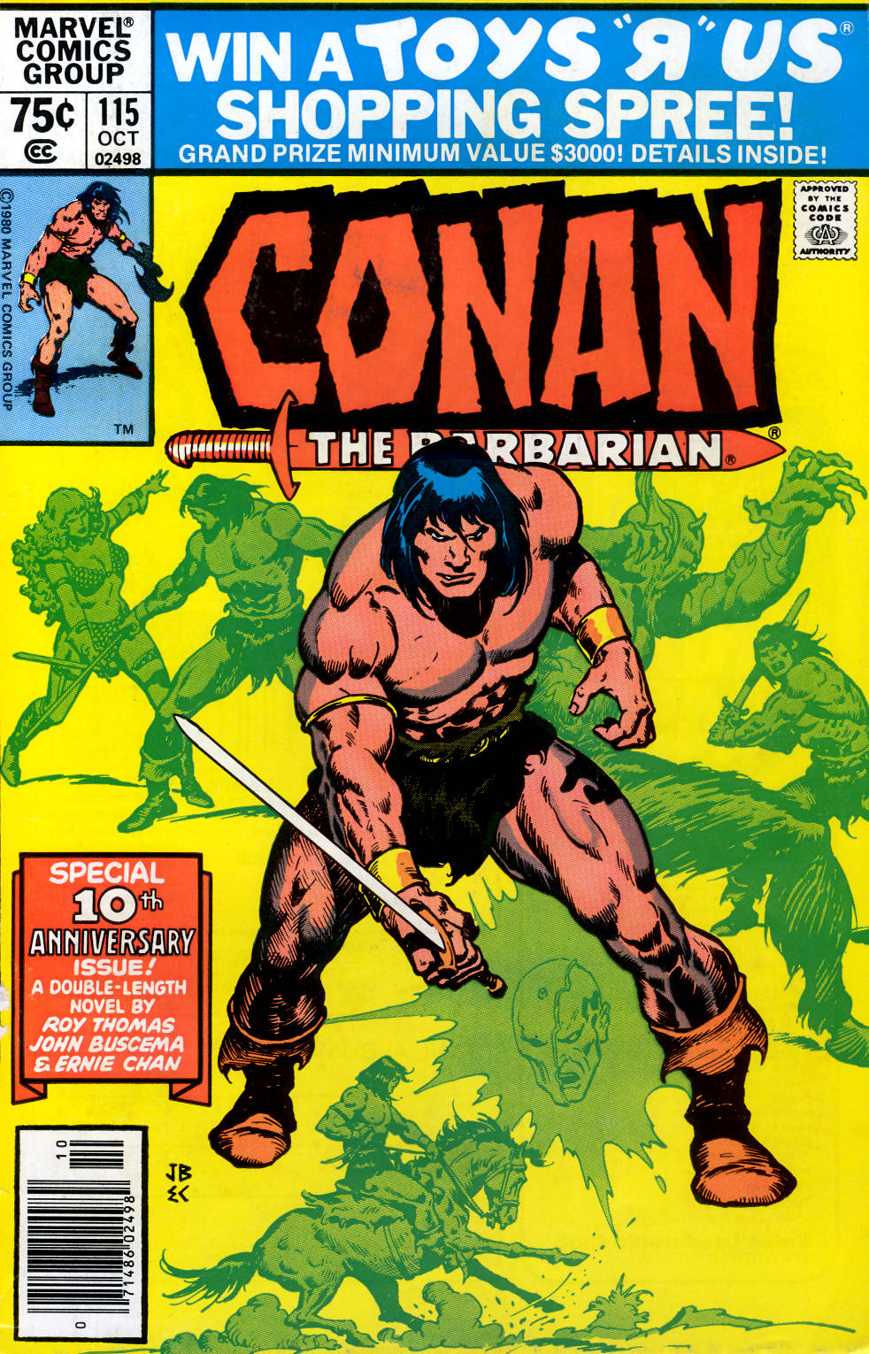 Read online Conan the Barbarian (1970) comic -  Issue #115 - 1