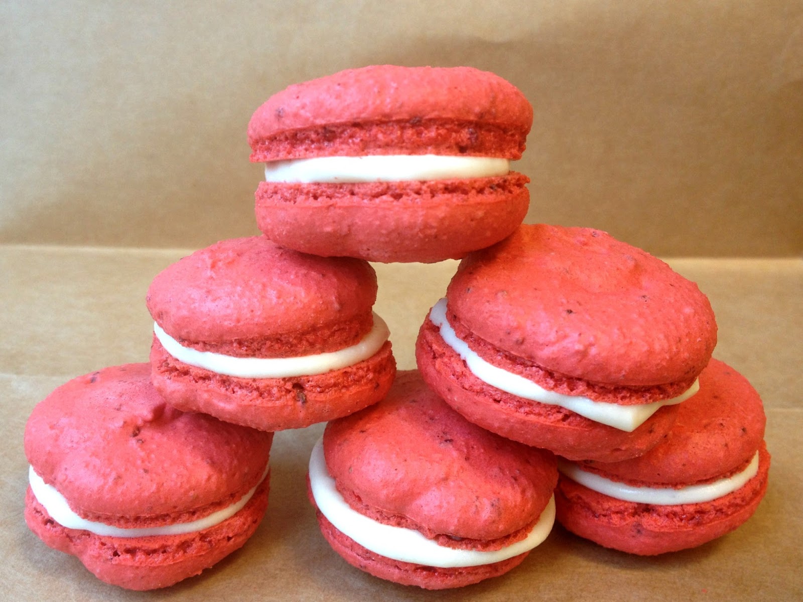 Strawberries and Cream Macaron A Kitchen Hoor's Adventures