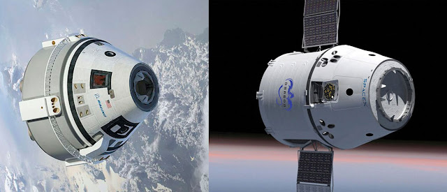 Boeing and SpaceX Dragon