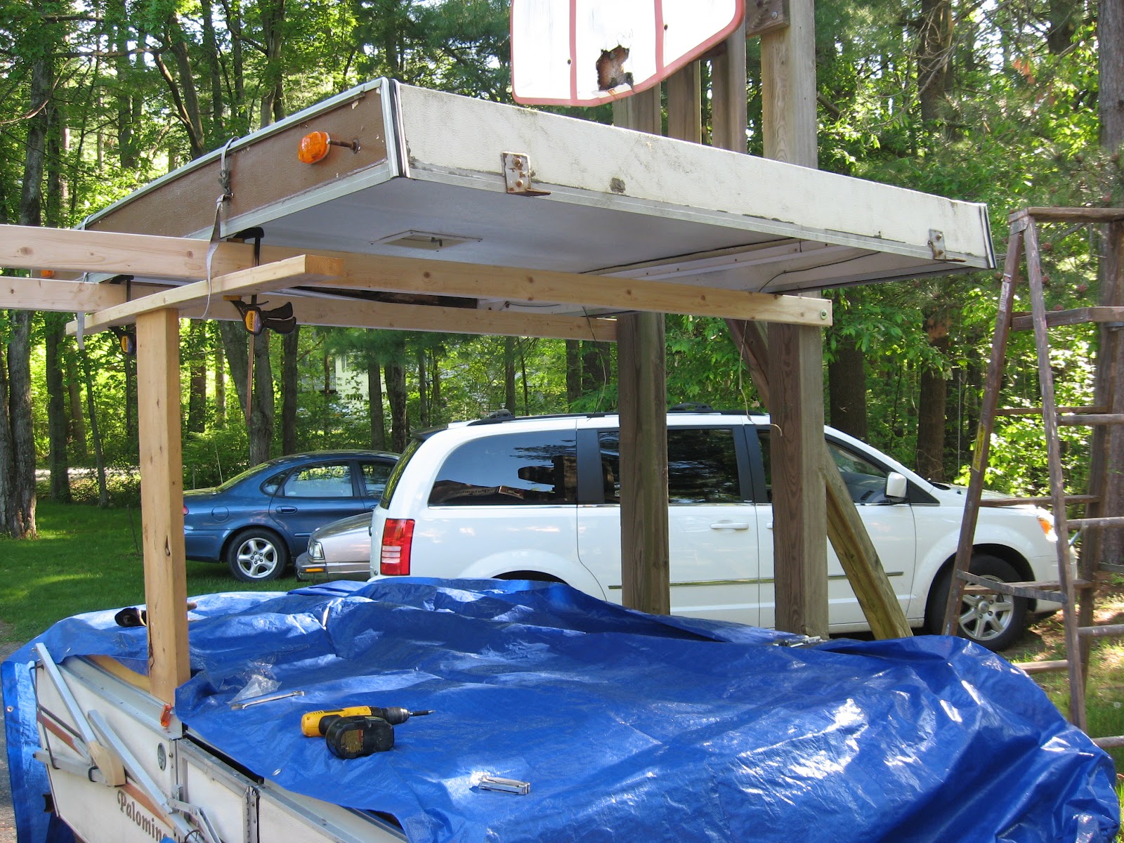 Rock Pond Pottery and Studio Pop Up Camper Repair Part 1 Let's