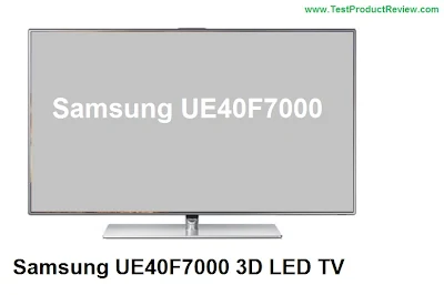 Samsung UE40F7000 3D LED TV review