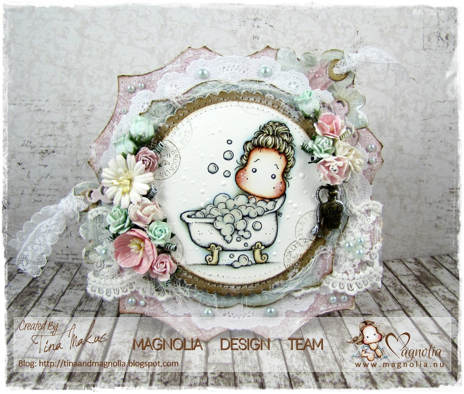 Happy 2017 Tilda Magnolia Stamps Aspen Holidays