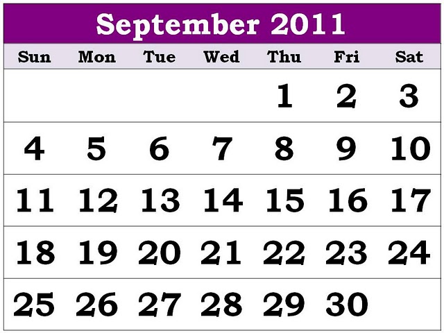 Gobetan Menyok: September 2011 calendar