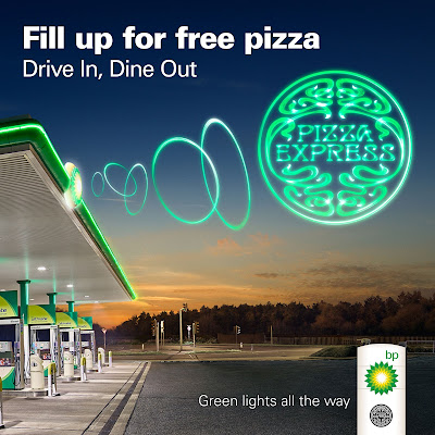 Free Pizza Express meal when you collect vouchers at BP Petrol station
