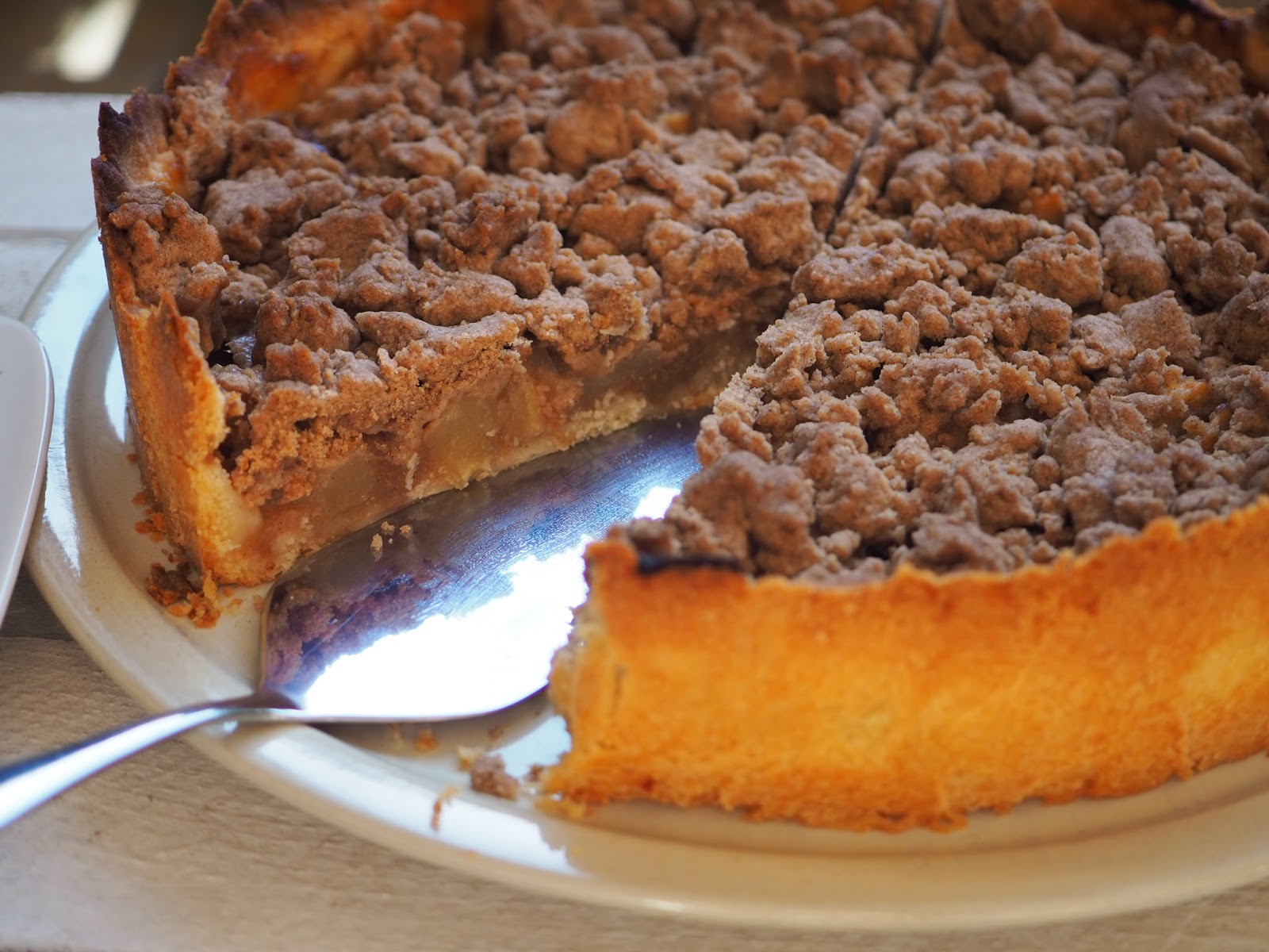 Zimtstreusel proudly presents: veganer Apfelkuchen mit Zimtstreuseln