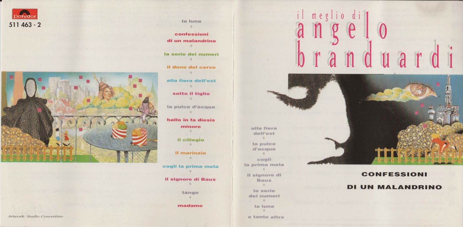 ANGELO BRANDUARDI CONFESSIONI DI UN MALANDRINO Il meglio di Angelo