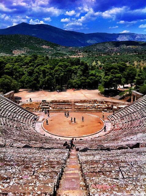 Ancient Theater of Epidaurus Greece Photo by tgeorgakopoulos on flickr Ancient Theater of Epidaurus Greece Photo by tgeorgakopoulos on flickr