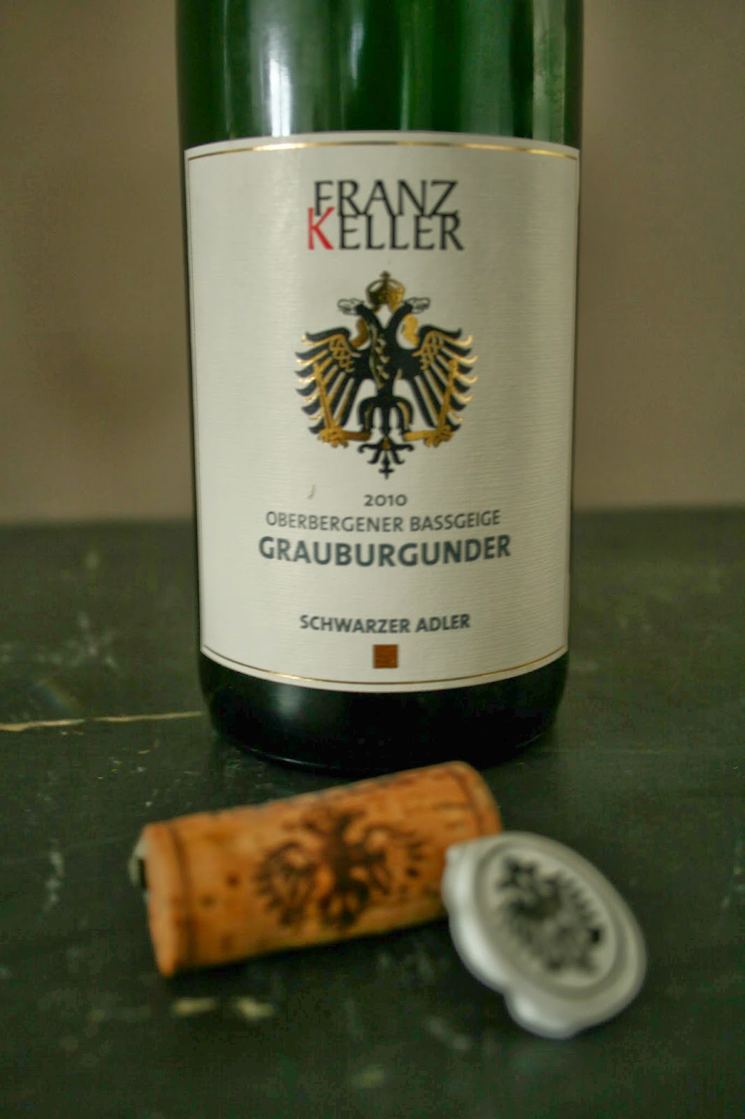 Aus Meinem Weinkeller Franz Keller Schwarzer Adler Oberbergener Bassgeige Grauburgunder 10 Volle Lotte