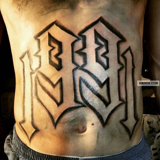 Gambar Tato 3D & Simpel Di Perut Paling Bagus Asli Sangat Keren