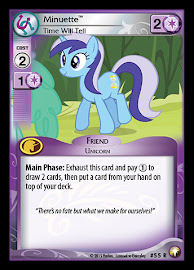 My Little Pony Minuette, Time Will Tell Equestrian Odysseys CCG Card