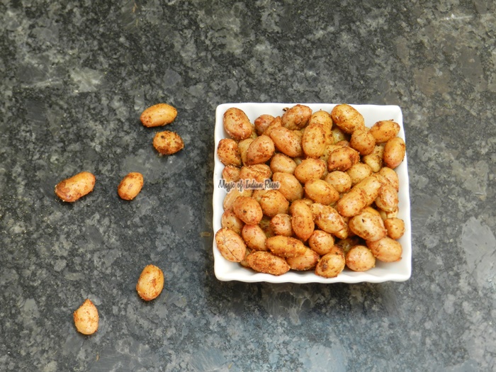 How to Make Masala Sing  Peanuts  Flavored Peanuts Recipe - Priya R- Magic of Indian Rasoi