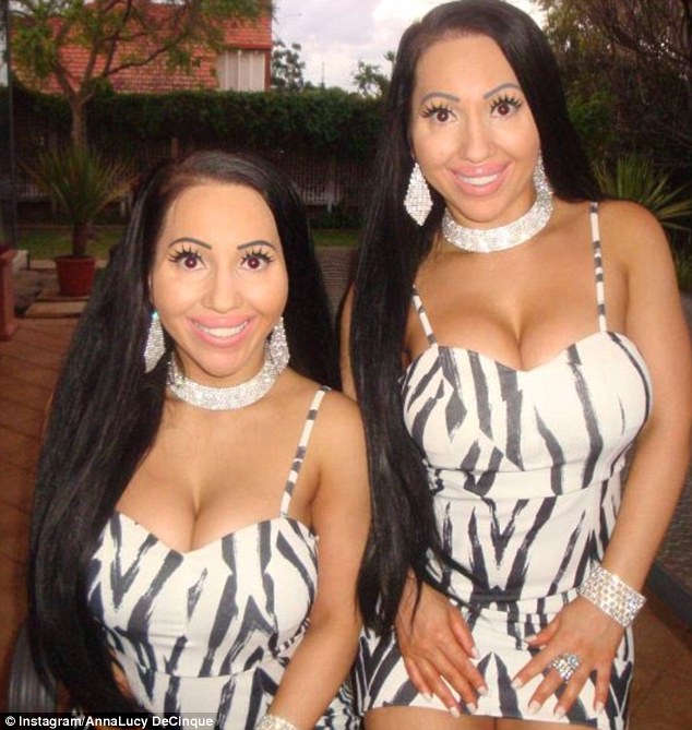 Twins Anna and Lucy DeCinque entered the public eye after spending nearly $...