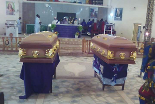 See The Burial of The Seminarian And His Father That Were Killed In Enugu By The Fulani Herdmen 3