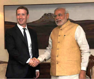 Mr Modi To Ask Mr Zuckerberg