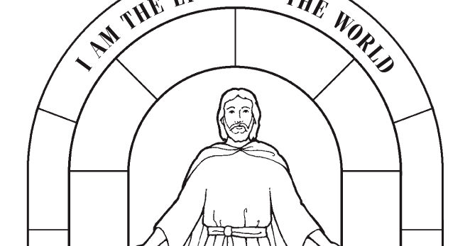 Kids Page: - I Am The Light Of World LDS Lesson Ideas Coloring Pages