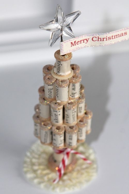 Thread Spool Christmas Crafts Thread Spool Christmas Crafts