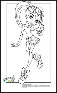 monster high class dance robecca steam coloring pages